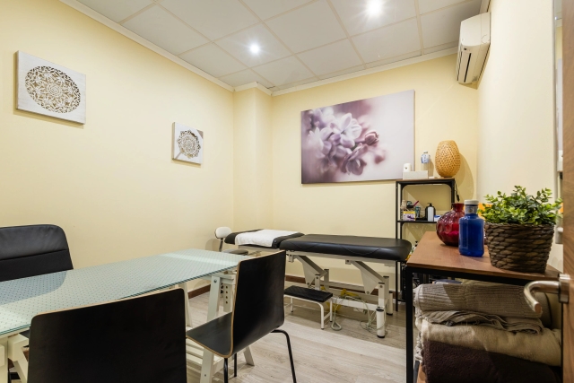 Sala de recuperación y masaje